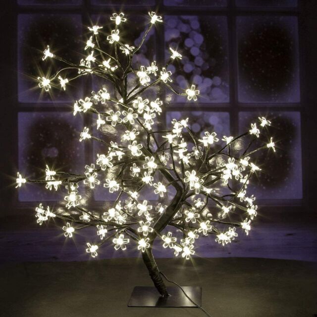Christmas Tree 128 Led Blossom Tree 60cm Mains Operated Bright White