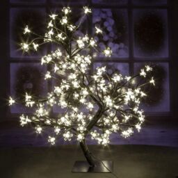 Christmas Tree 128 Led Blossom Tree 60cm Mains Operated Bright White