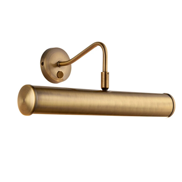 Wall Light Brass Turner Picture Antique 355mm Endon Pl350-e14-swan