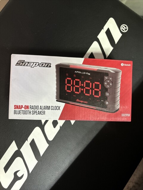 Snap On Tools Radio Alarm Clock Bluetooth Speaker Apollo D9 Diagnostic