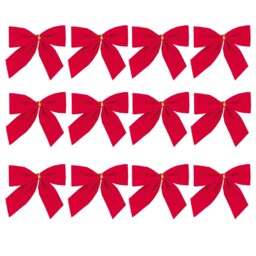 Christmas Red Velvet Bows