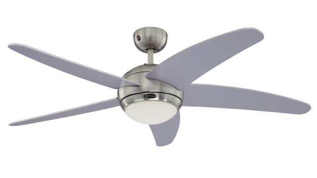 Ceiling Fan With Light And Remote Control Westinghouse Bendan Silver