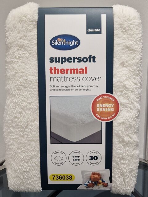 Silentnight Teddy Supersoft Thermal Fitted Mattress Cover Double