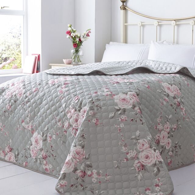 Catherine Lansfield Canterbury Duvet Cover Bedroom Collection Grey
