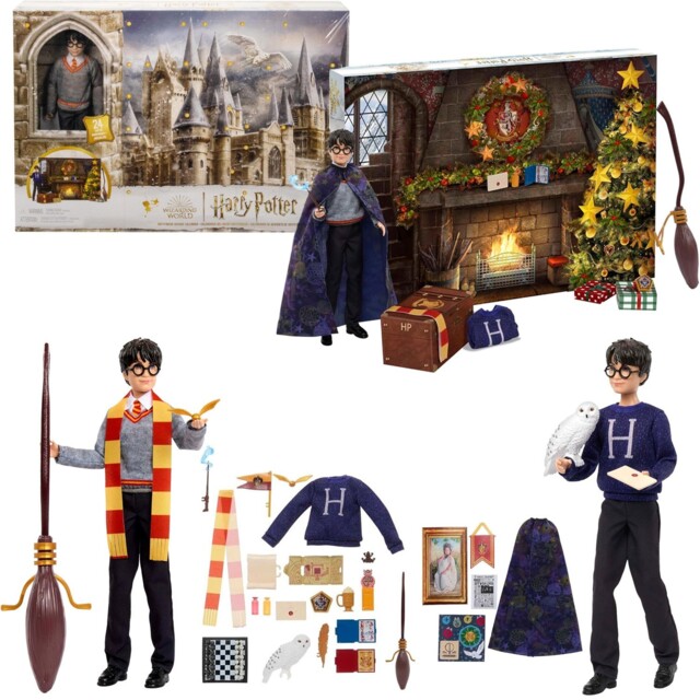 "Mattel Harry Potter Gryffindor Advent Calendar With12"" Fashion Doll"