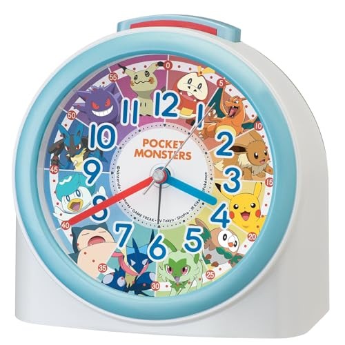 Seiko Pokemon Alarm Clock Cq426w White Pikachu Age 13+ Collectors Item
