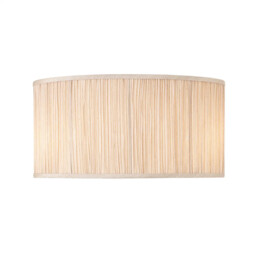 "Lampshade Beige 18"" Drum Kemp Fabric 460mm Interiors 1900 Ca1fsh-w"