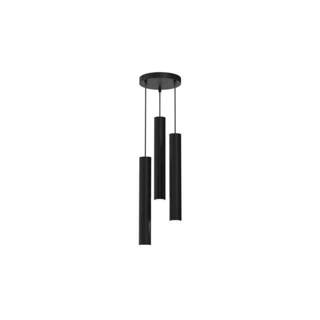 Pendant Light Hudson Black 3xgu10 Mlp8793