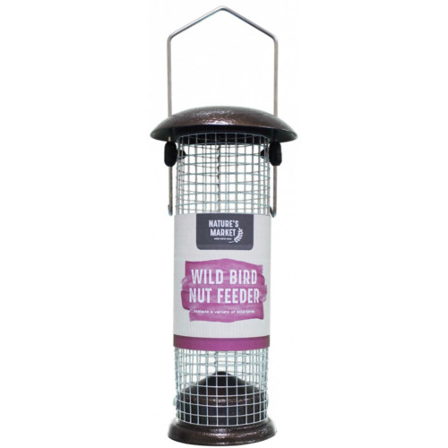 Hanging Nut Feeder Wild Garden Bird Feeding Station Premium Hammertone