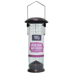 Hanging Nut Feeder Wild Garden Bird Feeding Station Premium Hammertone