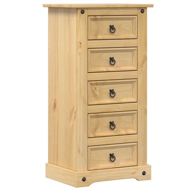 Bedside Cabinet Nightstand Bed Side Table Solid Wood Pine Vidaxl