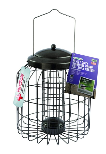 Gardman Heavy Duty Squirrel Proof Fat Snax Bird Feeder, 2.8 Kg,