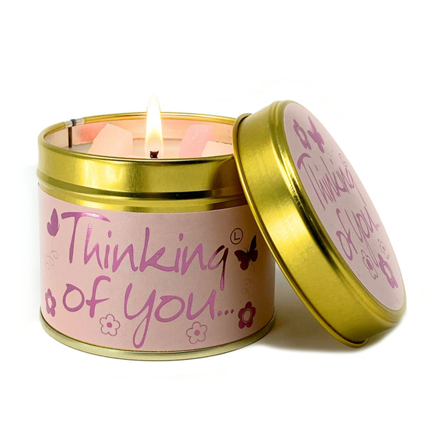 Lily-flame Scented Candle Tin Perfect Gift Thinking Of You