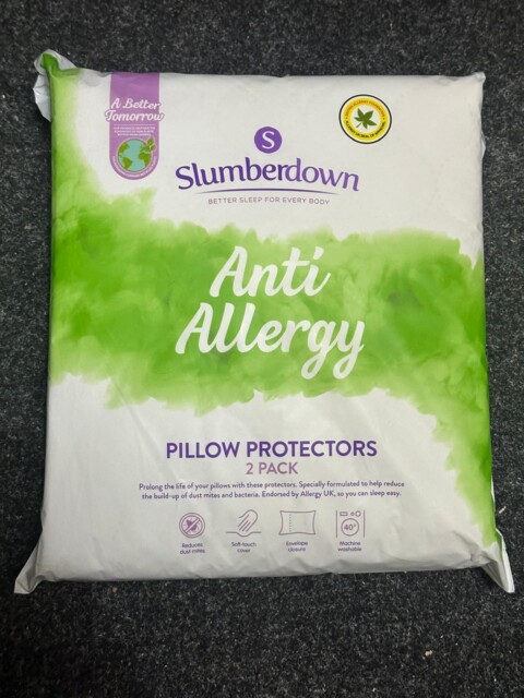 Slumberdown Anti Allergy Pillow Protectors 2 Packs