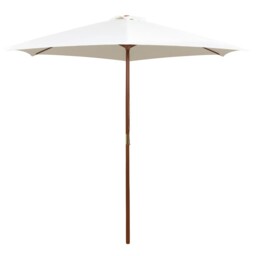 Garden Parasol 270x270 Cm Wooden Pole