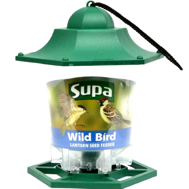 Supa Lantern Seed Feeder : Garden Wildlife Hanging Feeding Wild Bird