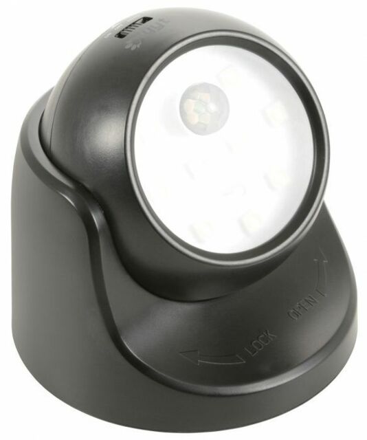 360° Battery Power Motion Sensor Security Pir Led Light Garden Indoor