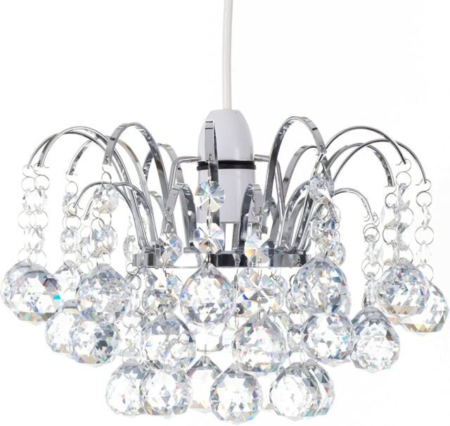 Modern Chandelier Style Ceiling Pendant Light Shade K9 Crystal Glass