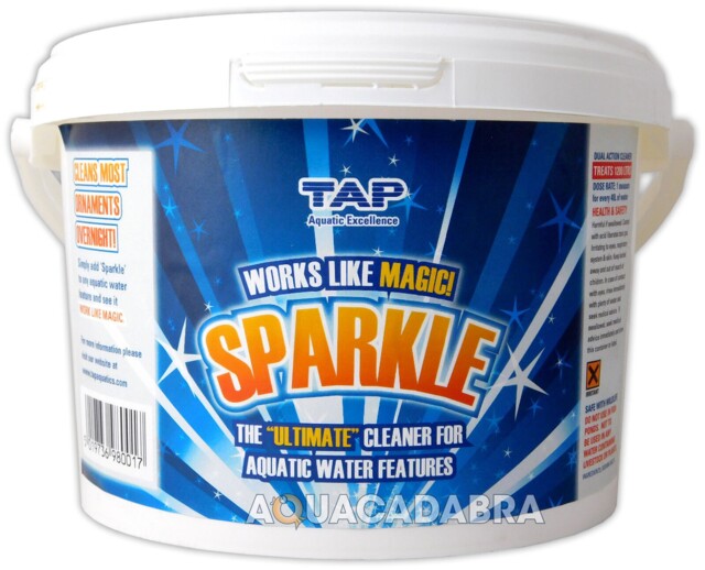 Tap Sparkle Water Feature Ornament Cleaner Aquatic Fountain Clear