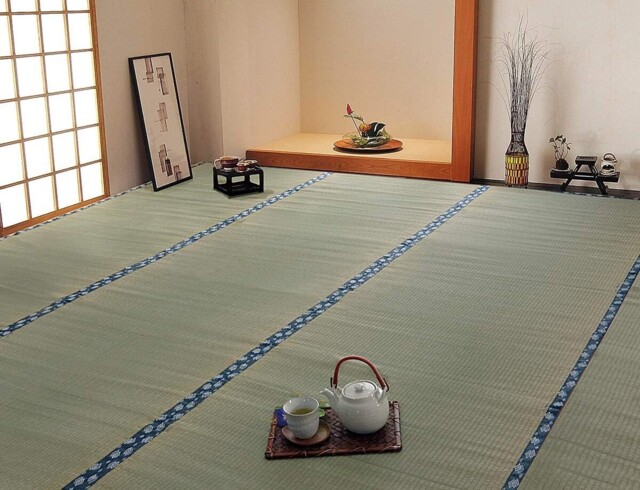 Ikehiko Tatami Mat 100% Japanese Rush Grass Rug Goza Floor Igusa 88 X