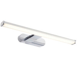 Led Bathroom Wall Light 8w Cool White Ip44 Chrome Over Mirror Bar