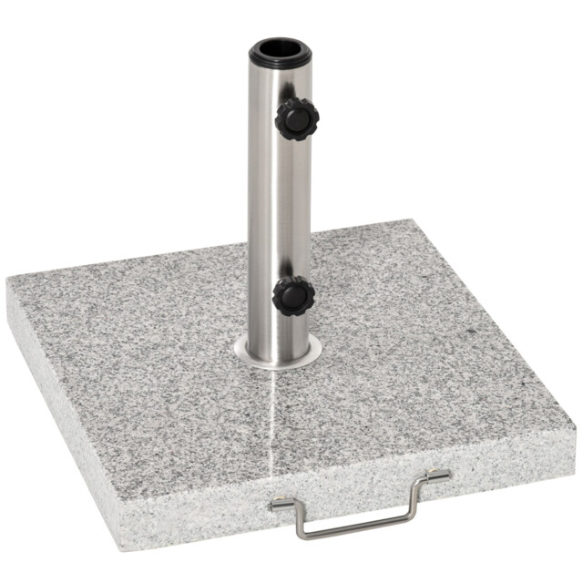 25 Kg Marble Umbrella Base-hemp Grey