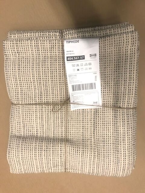 Brand Ikea Tiphede Rug Runner Carpet,flatwoven,120x180cm,natural,