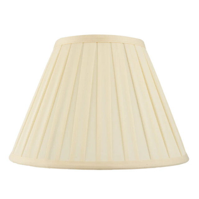 "Lampshade Cream 12"" Tapered Carla Cotton Mix 310mm Endon Carla-12"