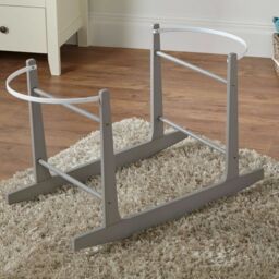 Grey Rocking Moses Basket Stand