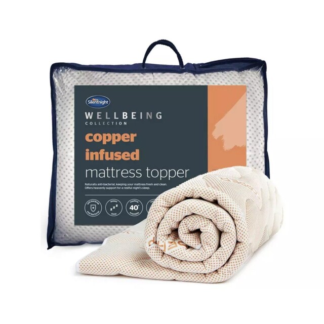 Silentnight Single Copper Infused Mattress Topper