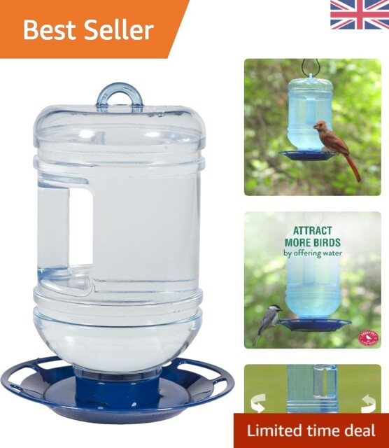 Wild Bird Water Cooler - 1.4l Capacity For Fresh Drinking Water In