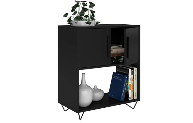 Modern Out & Out Phantom Black Sideboard - 68cm Rrp 89.99 B&q