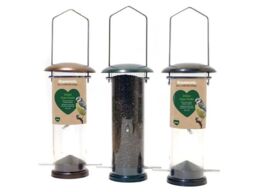 Rosewood Small Deluxe Nyjer Bird Seed Hanging Feeder Wild Birds Garden