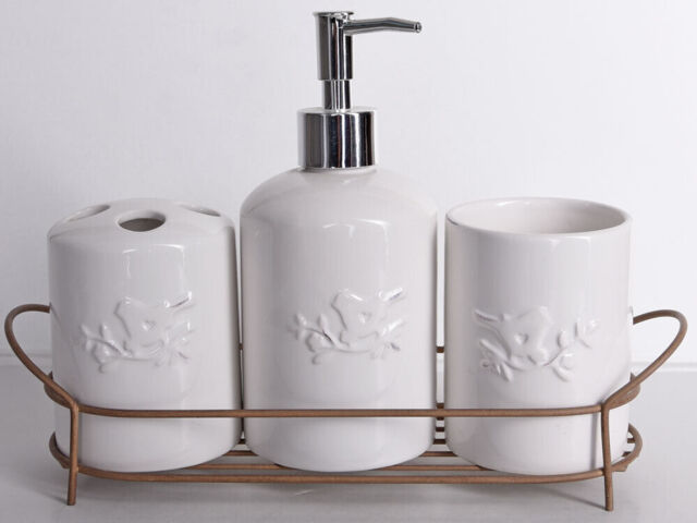 Bathroom Set Bath Series Porcelain Carpet Soap Dispenser Accessories