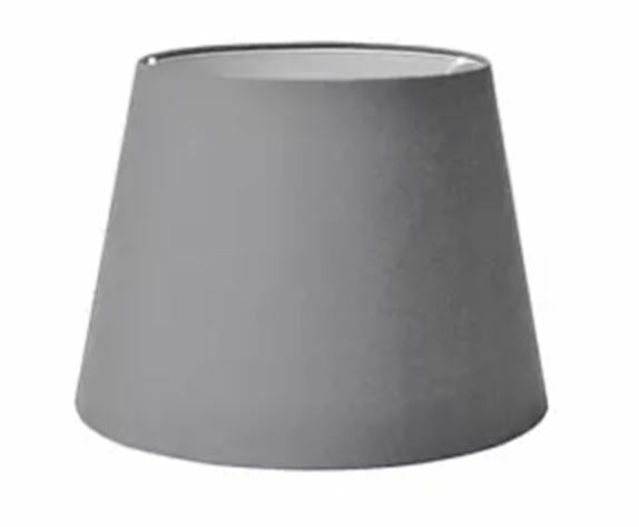 Ikea Brand Skottorp Lamp Shade, Grey, 19 Cm 104.054.01