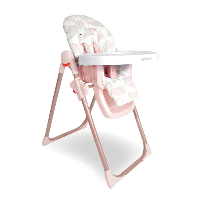 My Babiie Mbhc8 Premium Highchair - Rose Gold