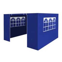Dellonda Premium Gazebo Side Walls/doors/windows Fits 3x3m Models Blue