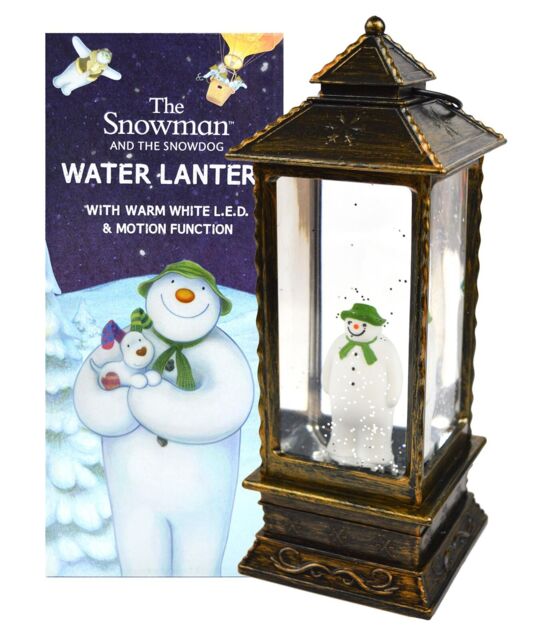 The Snowman Led Water Lantern Snow Globe Christmas Decoration Battery
