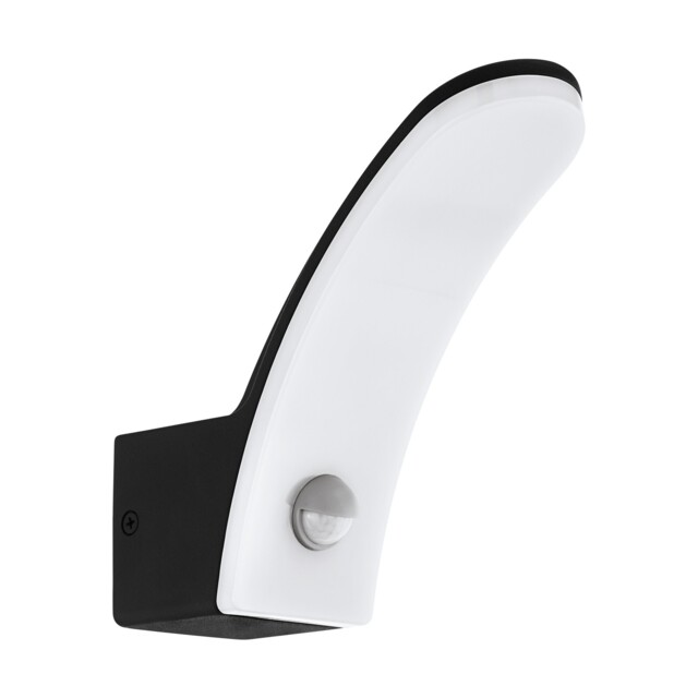 Fiumicino Black/white Wall Lamp Outdoor Nt Led 11.5w Ww 3000k