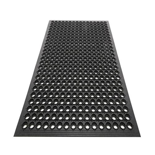 Large Outdoor Entrance Rubber Mats, 90cm X 210cm Heavy Duty Rubber