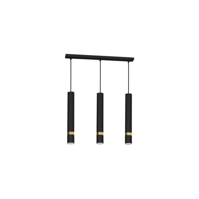 Joker Black/gold Pendant Light 3xgu10 Mlp6080