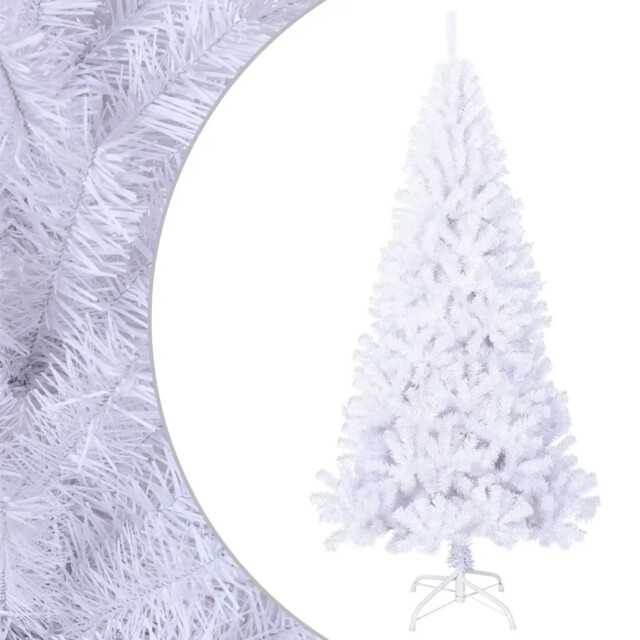 Artificial Christmas Tree With Thick Branches White 180 Cm Pvc Vidaxl