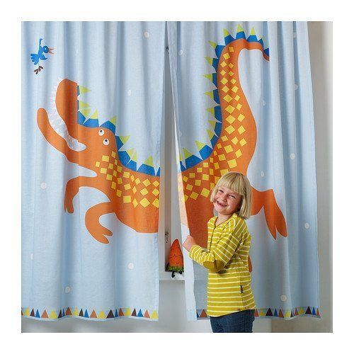 Ikea Heltokig 120x175cm Gorgeous Children's Curtains... + Prize Chance