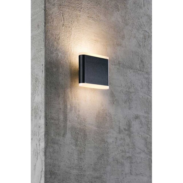 Nordlux Led Outdoor Light Wall Lamp Akron 11 Black Ip54 2 X 3w Warm