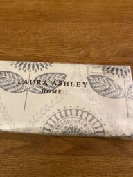 "1xpair Of Laura Ashley Sunflower "" Slate Silver "" Curtain Tiebacks"