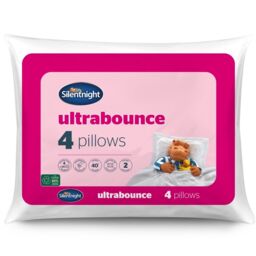 Silentnight Ultrabounce Pillows 4 Pack Luxury High Quality Hotel