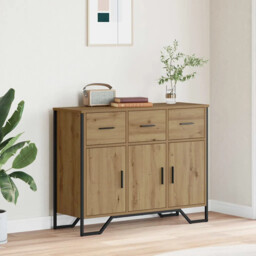 Sideboard Artisan Oak 97 X 32.5 X 74.5 Cm Engineered Wood Vidaxl