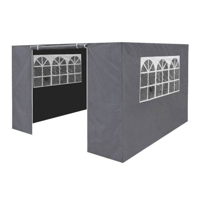 Dellonda Premium Fabric Side Panels - Grey