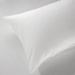 Mitre Essentials Supreme Bag Pillowcase In White - 70/30 Cotton Rich -