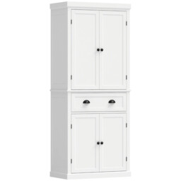 Tall Kitchen Cupboard 183cm Freestanding Storage Cabinet W/ Drawer